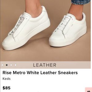 BRAND NEW! LEATHER KEDS SHOES